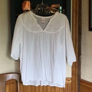 Just my size peasant top